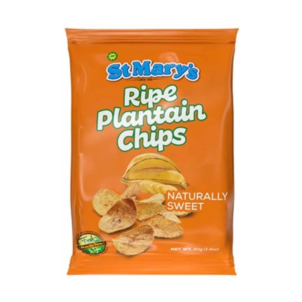 St.Mary'S Ripe Plantain Chips Slight 40G
