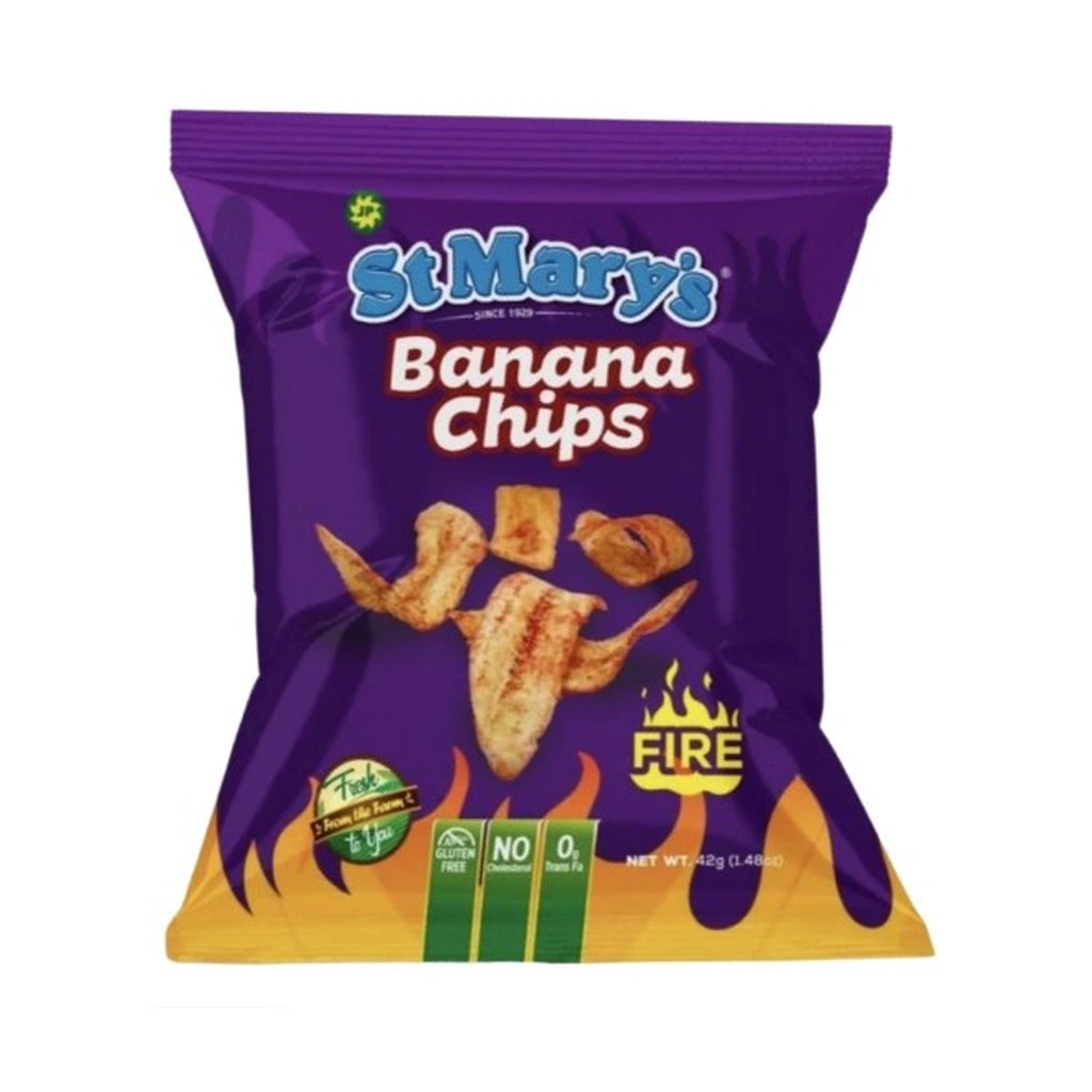 St.Mary'S Banana Chips Fire 42G