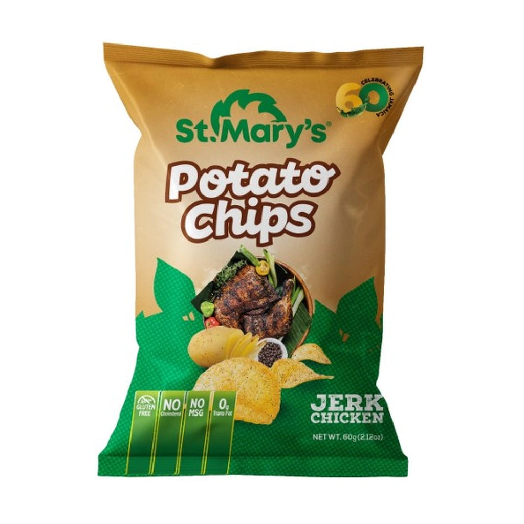St.Mary'S Jerk 645 Potato Chips 60G