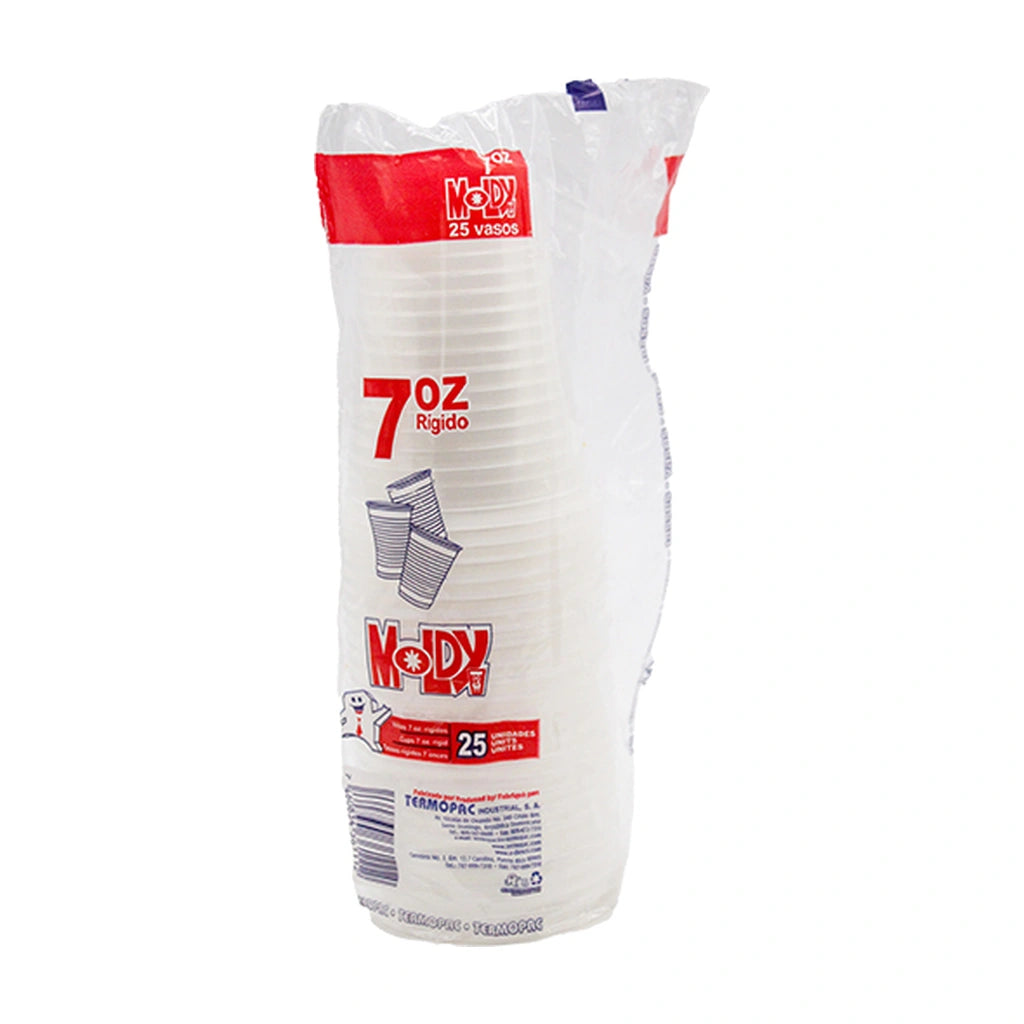 Moldy Pack Plastic Cup 7Oz 25Ct