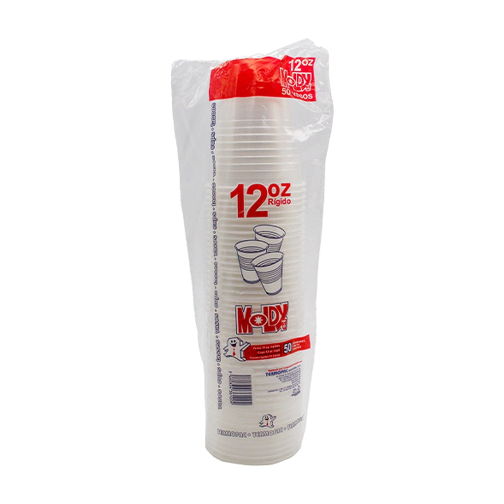 Moldy Plastic Cup 12Oz 50Ct