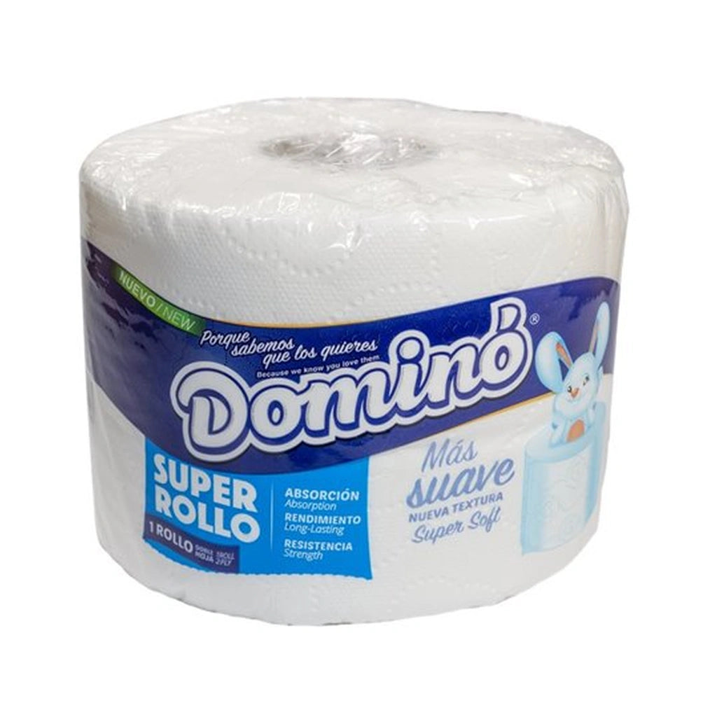 Domino Super Rollo Tissue 2Ply Single