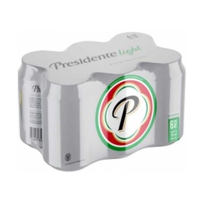 Presidente Light Beer 6Pk 8Oz