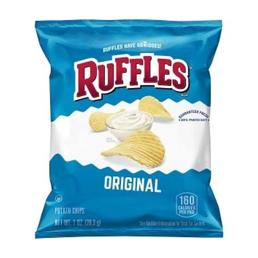 Frito Lay Ruffle Salted Ridged Potato Ch