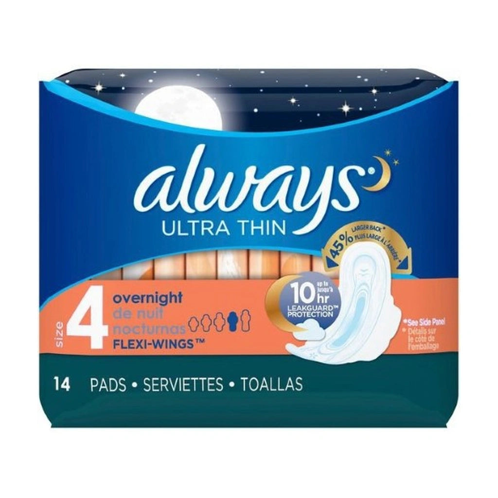 Always Ultra Invisible Overnight 14Ct