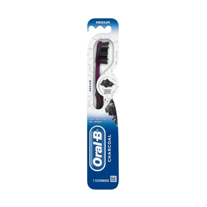 Oral-B 7 Benefit Charcoal Medium Single