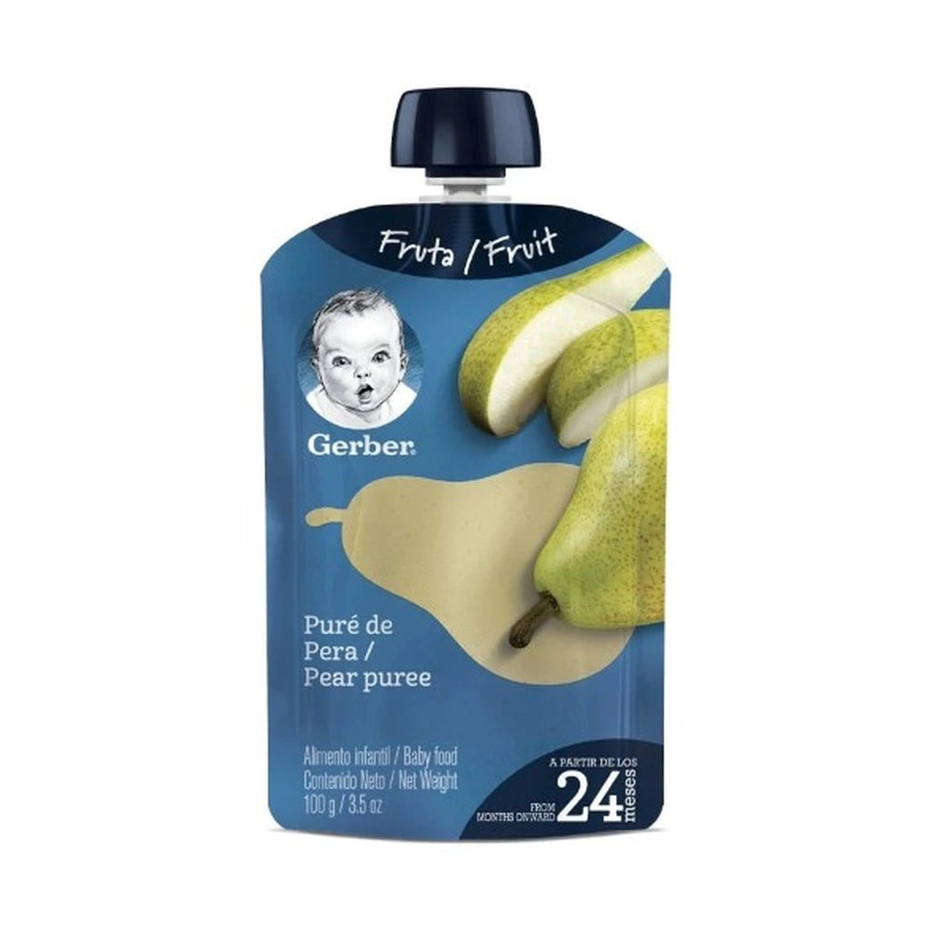 Gerber Pear Puree Pouch 100G