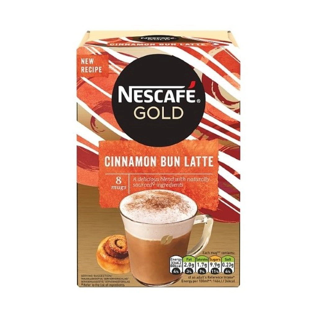 Nescafe Gold Cinnamon Bun Latte 8Ct 156G