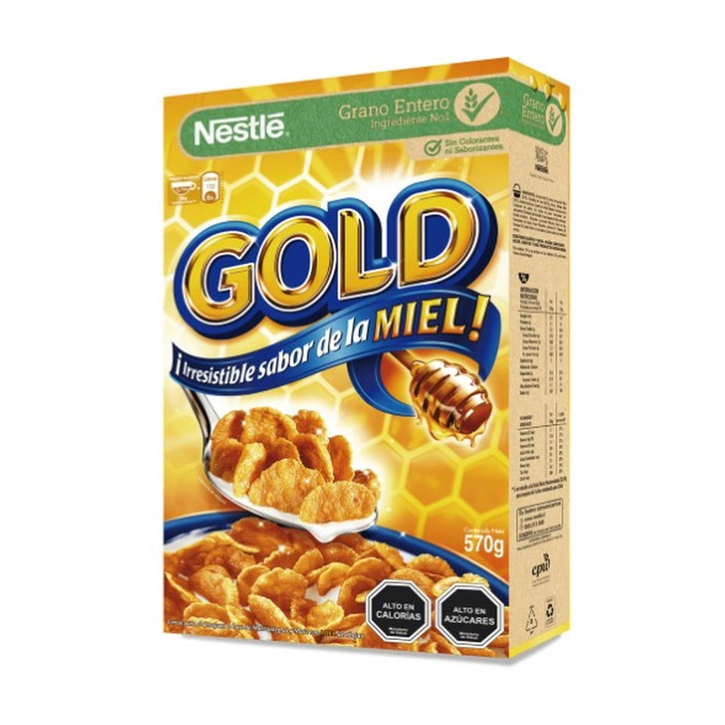 Nestle Gold Corn Flakes Cereal 570G