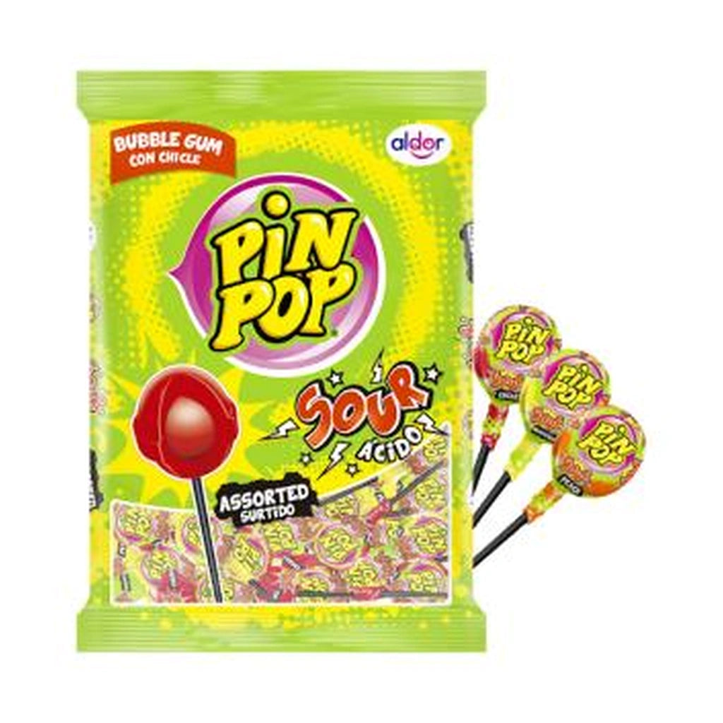 Aldor Pin Pop Sour Assorted 48Ct