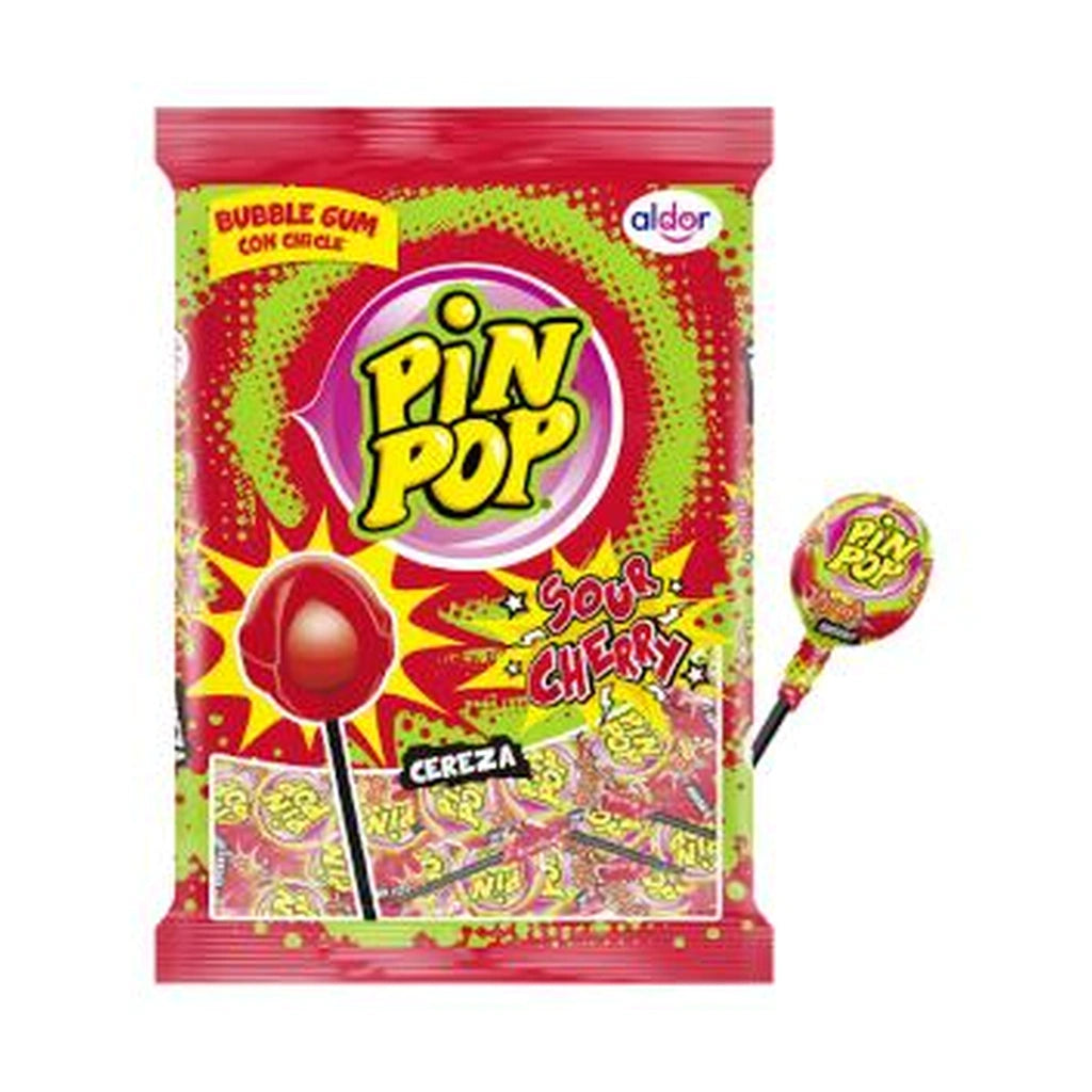 Aldor Pin Pop Sour Cherry 48Ct