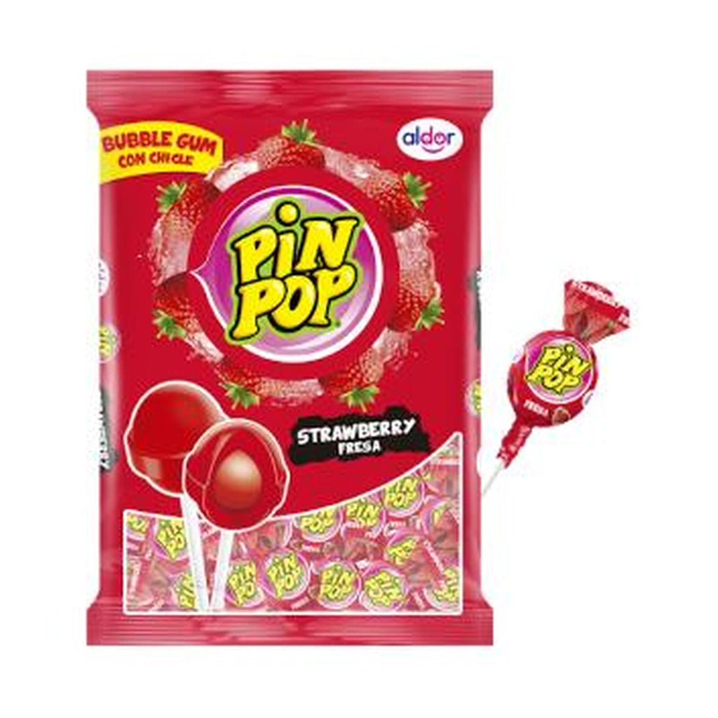 Aldor Pin Pop Strawberry 24Ct