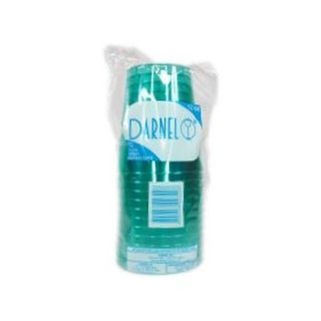 Darnel Clear Green Cups 12Oz 12Ct