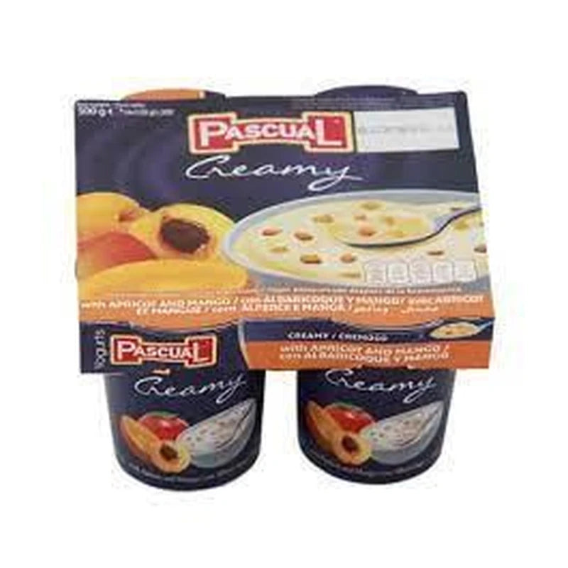 Pascual Crmy Apricot & Mgo 4Pk
