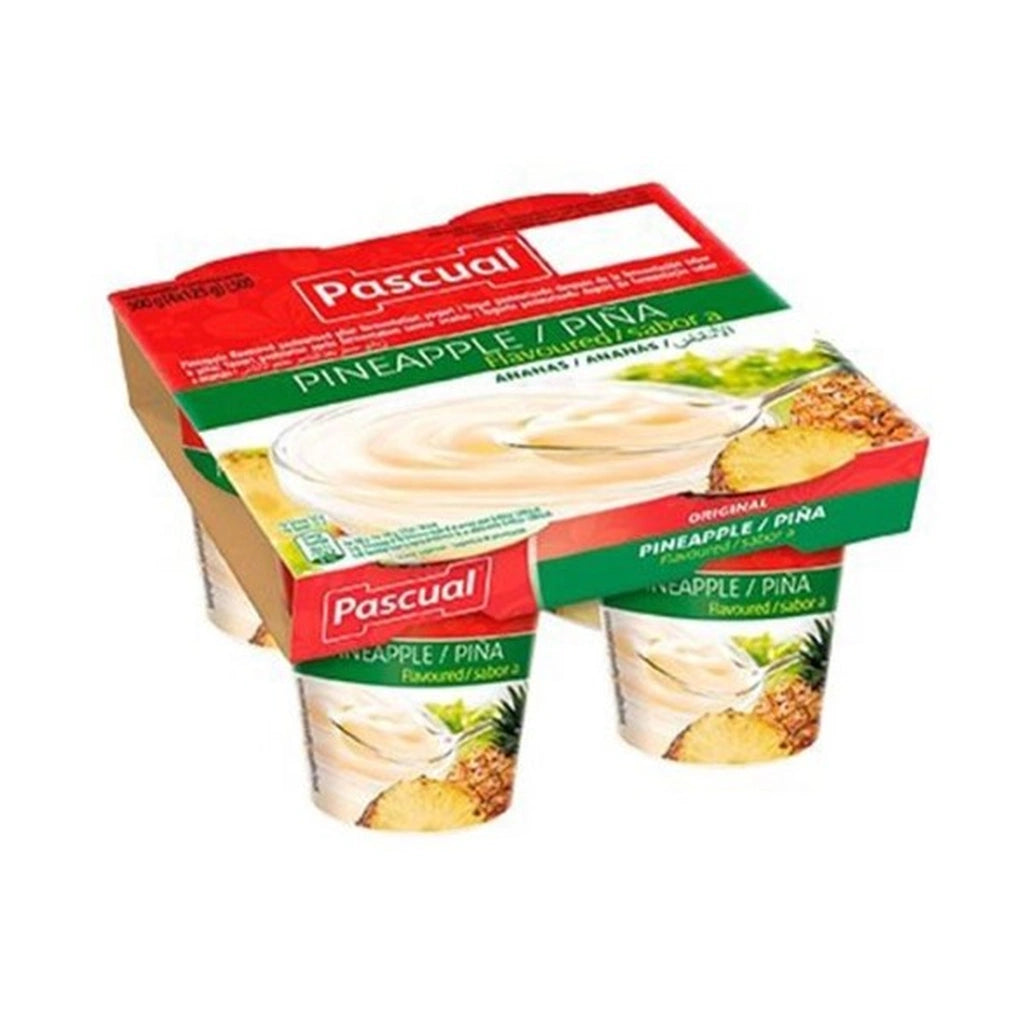 Pascual Pineapple Yogurt 125G 4Pk