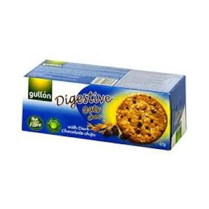 Gullon Digestive Oats Dk C/Chips 425G