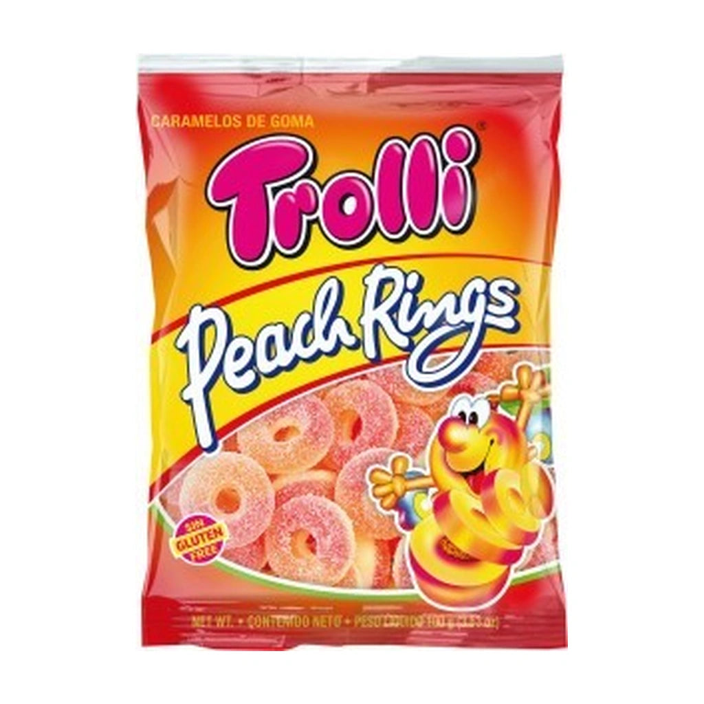 Trolli Peach Rings Gummy Candy 90G