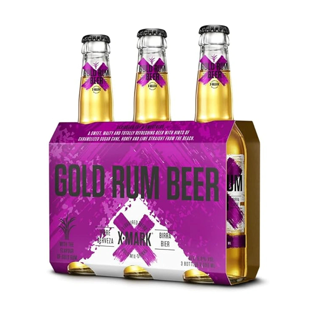X-Mark Gold Rum Beer 3Pk
