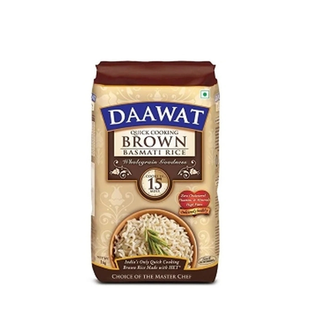 Daawat Basmati Brown 660 Jar 1Kg