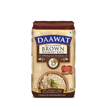 Daawat Basmati Brown 660 Jar 1Kg