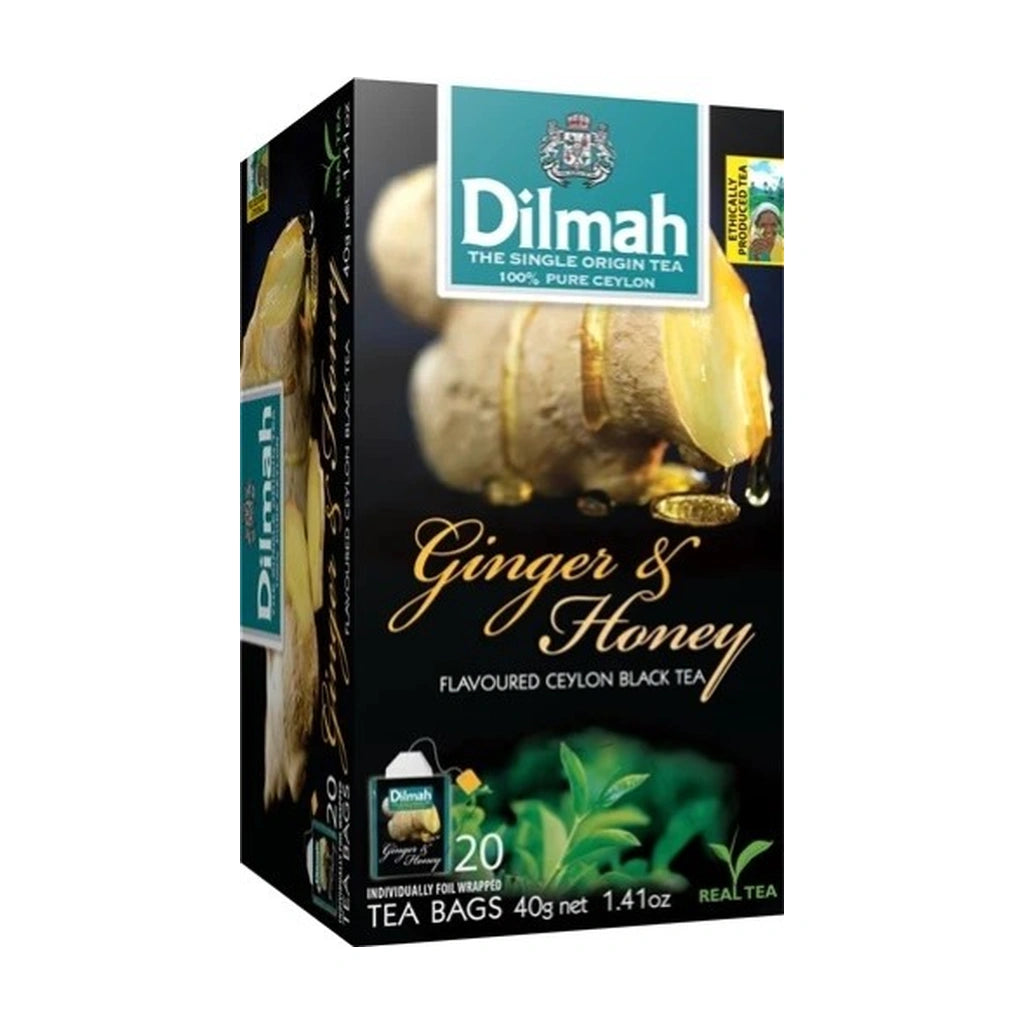 Dilmah Ginger & Honey Tea 20Ct