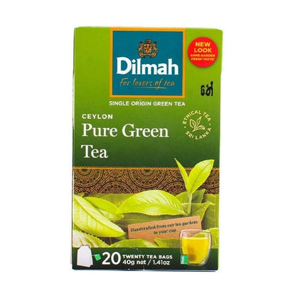 Dilmah Pure Green Tea 20Ct