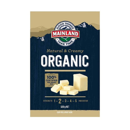 Mainland Organic Cheddar 683 500G