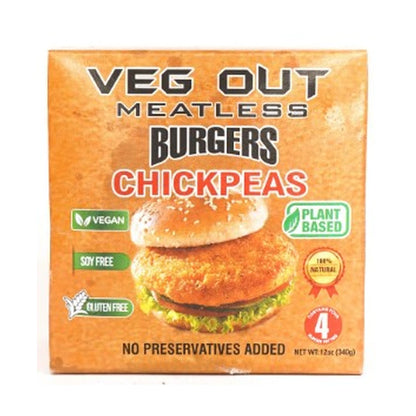 Vegout Chick Peas Burgers 4Pk
