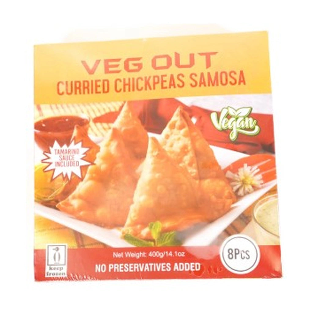 Vegout Curried Chick Pea Samosas 400G