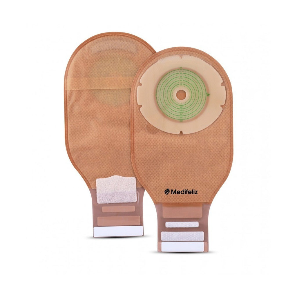 1Lf One-Piece Open Colostomy Bags 10'S