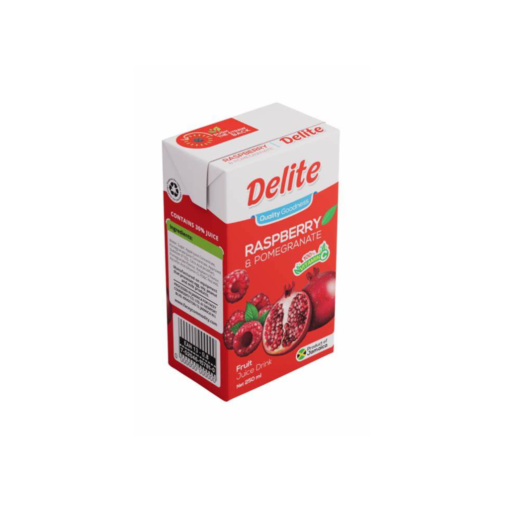 Delite Raspberry & Pomegranate 250Ml