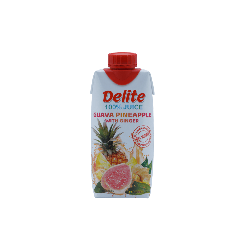 Delite Guava Pineapple W/Ginger 330Ml