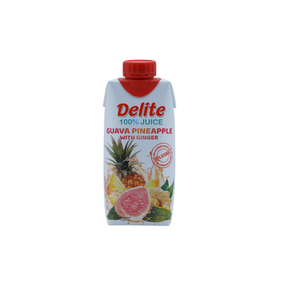 Delite Guava Pineapple W/Ginger 330Ml