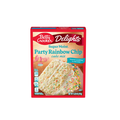 Betty Crocker Rainbow Chip Cake Mix 375G