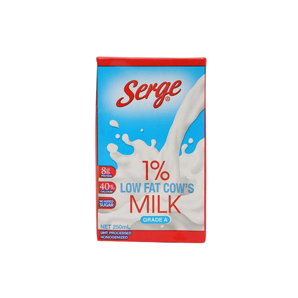 Serge Low Fat 1% Milk 250Ml