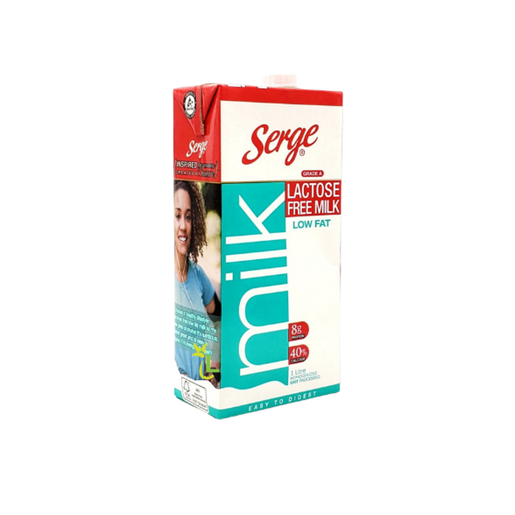 Serge Lactose Free Milk Low Fat 1Lt