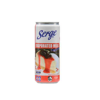 Serge Evaporated Milk 290Ml