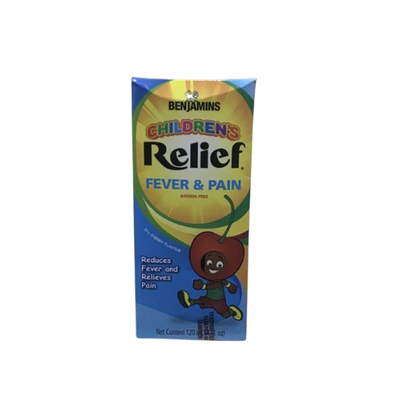 Benjamins Chldrn Fever & Pain Chry 120Ml