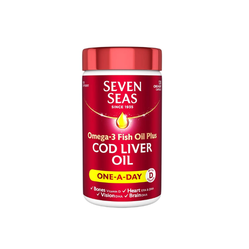Seven Seas Cod Liver Oil Caps 120Ct