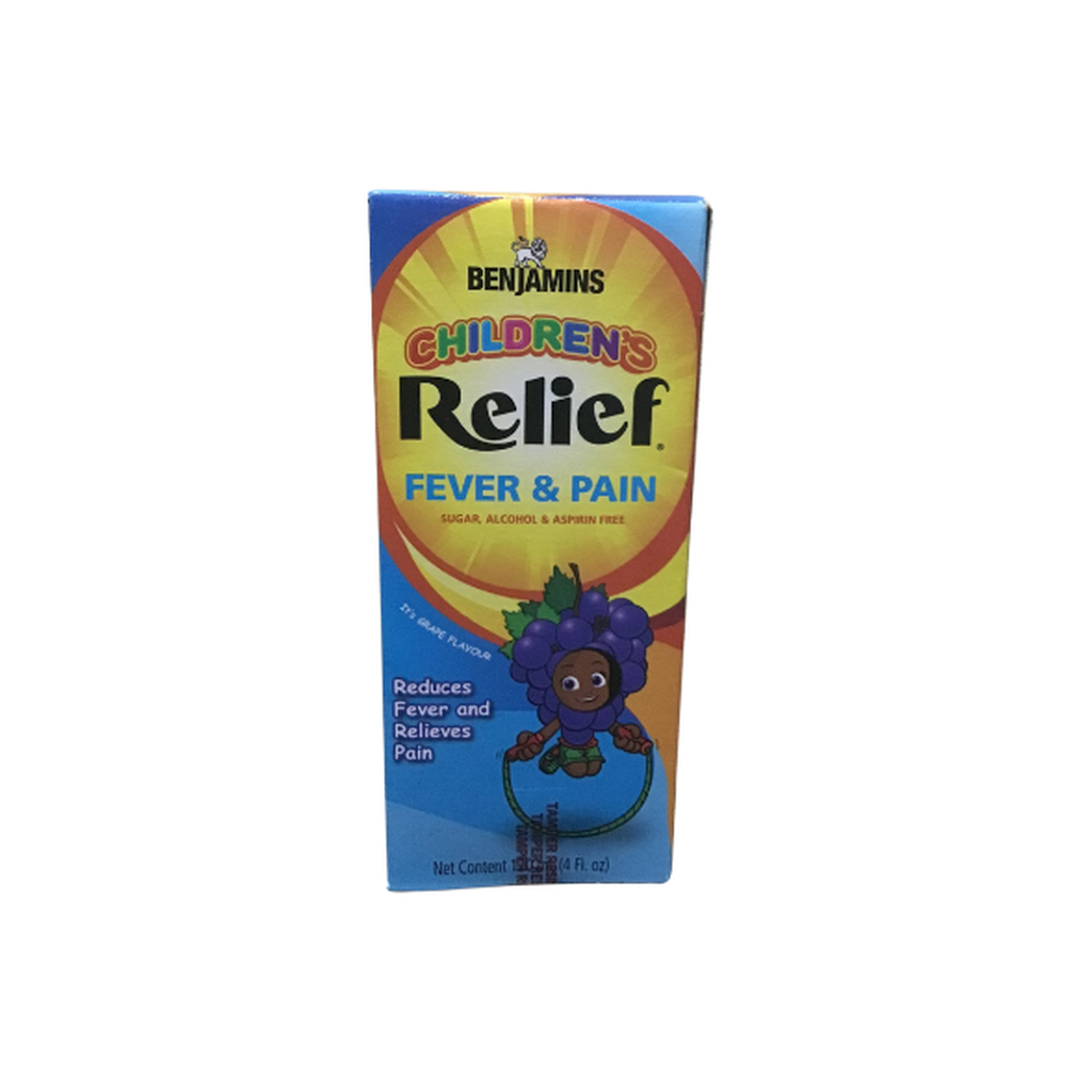 Benjamins Chldrn Fever & Pain Grpe 120Ml