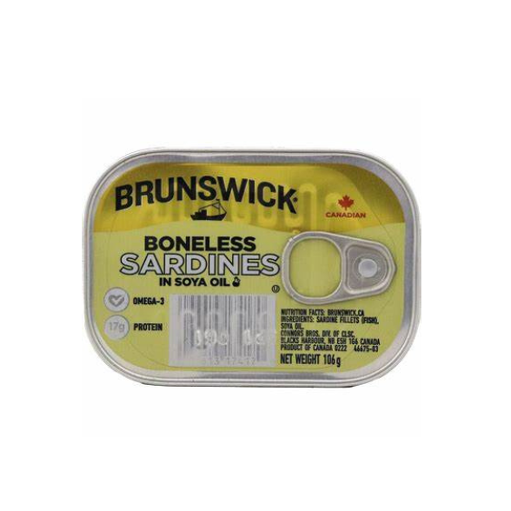 Brunswick Sardines Boneless Soya Oil 10