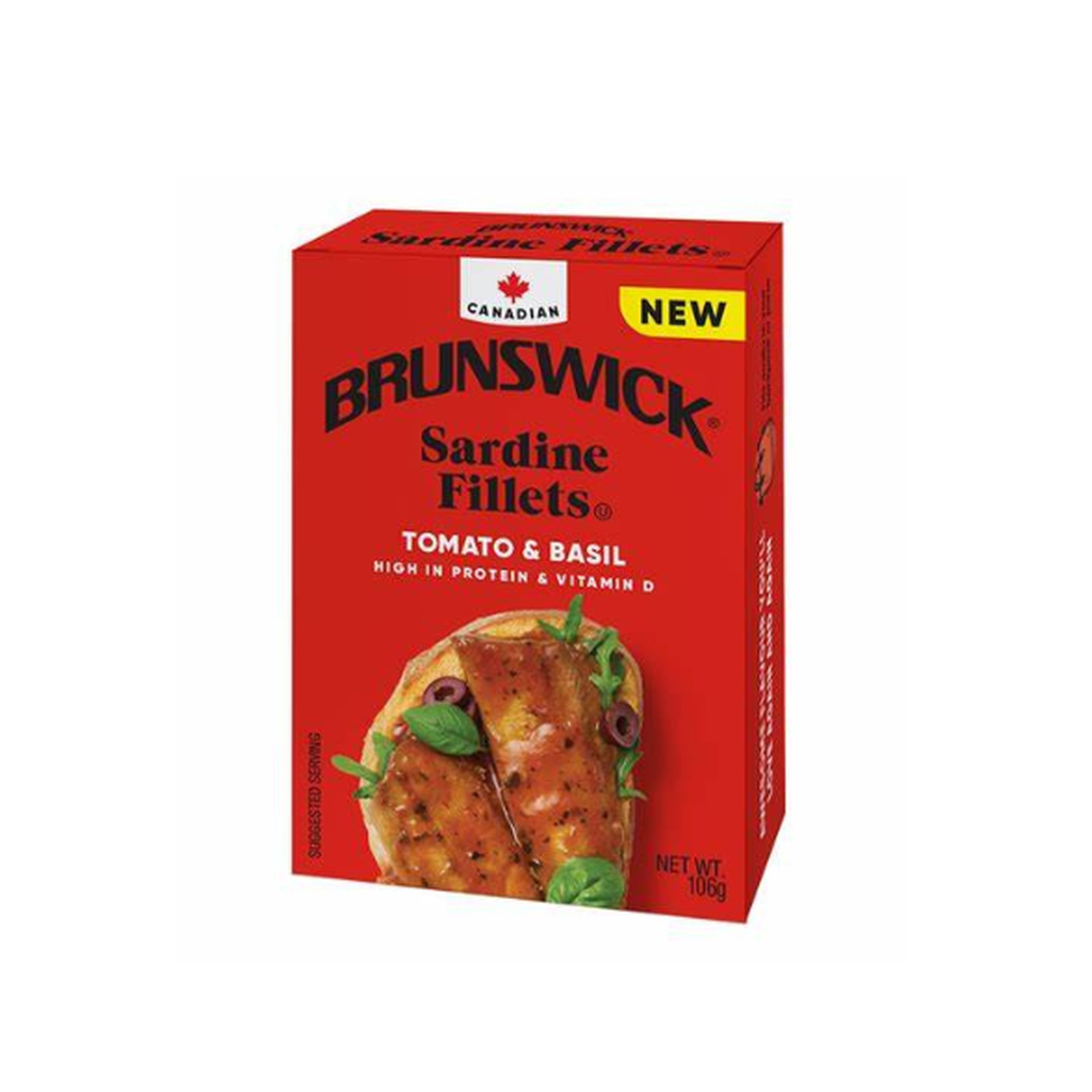 Brunswick Sardine Tomato & Basil 106