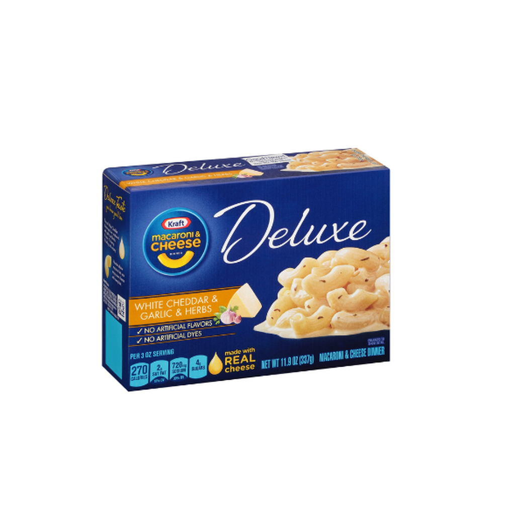 Kraft Dlxe White Ched/Garl/Herbs 11.09Oz