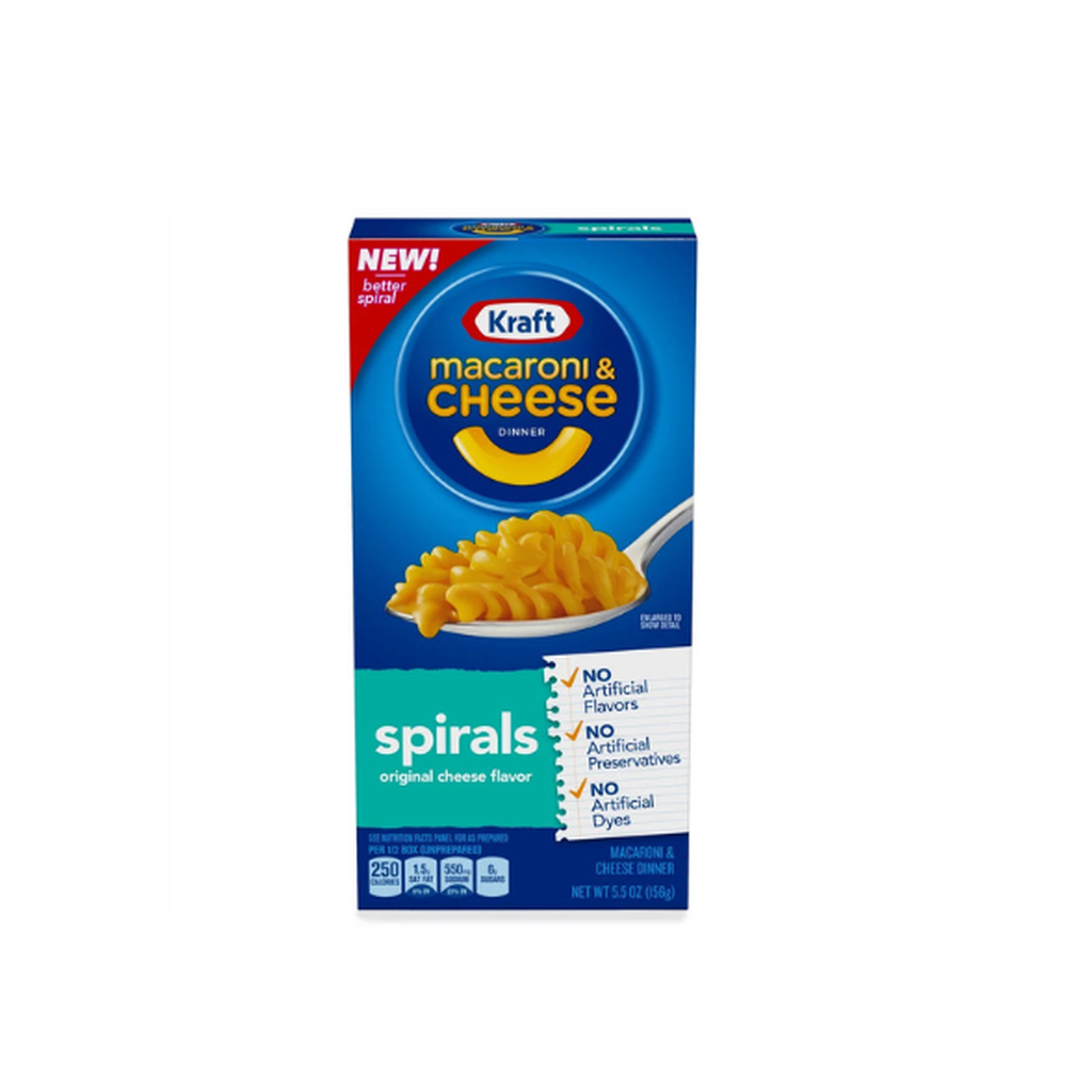 Kraft Spiral Macaroni & 683 Din 156G