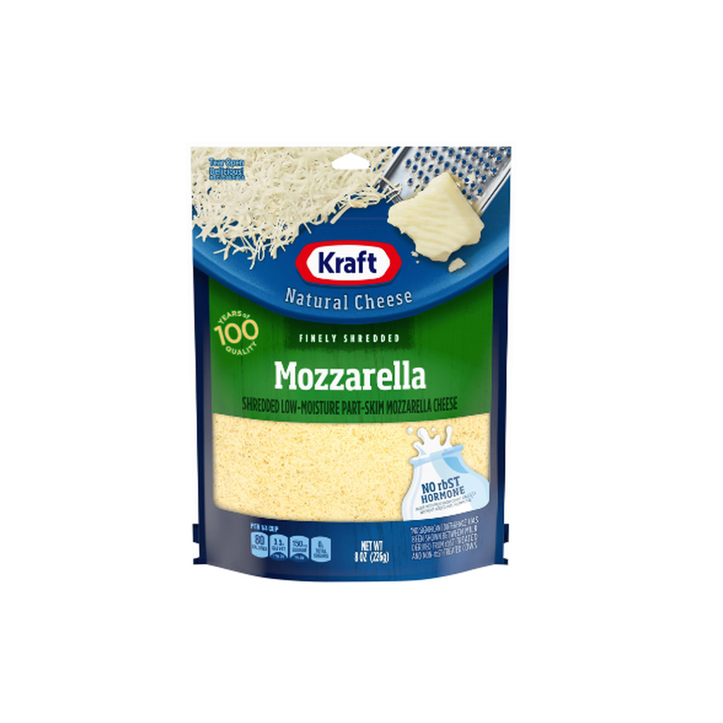 Kraft Shredded Mozzarella 8Oz