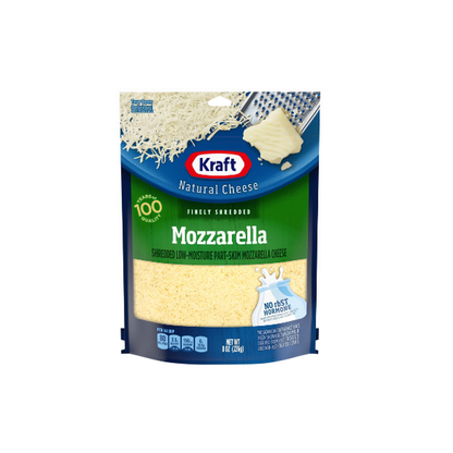 Kraft Shredded Mozzarella 8Oz