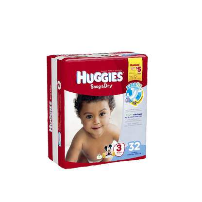 Huggies Snug & Dry Surefit Jumbo 32Ct