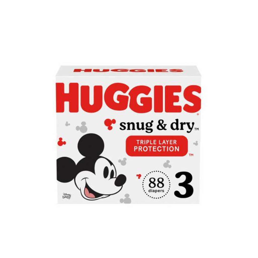 Huggies Snug & Dry Step 3 Giga 88Ct