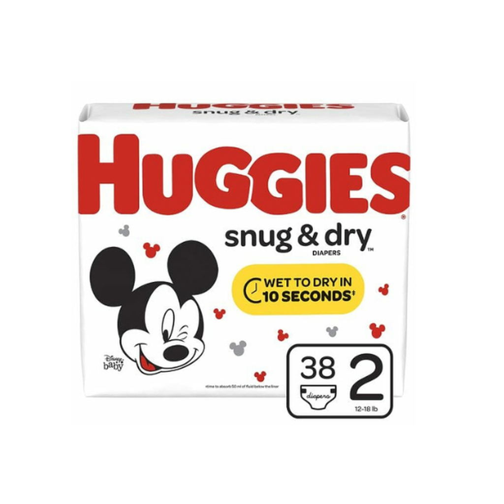 Huggies Snug & Dry Jumbo Step 2 38Ct