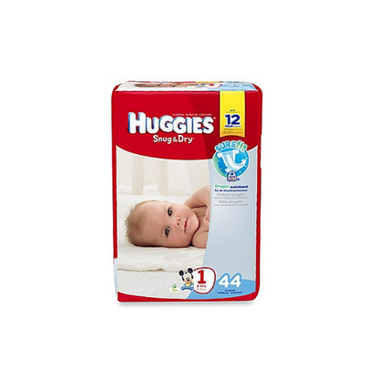 Huggies Snug & Dry Jumbo Step 1 44Ct